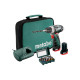 Акумуляторний дриль-шуруповерт Metabo PowerMaxx BS Basic, 2 акб 12 В Li-Power 2.0 Ah, з/п, сумка
