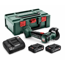 Акумуляторна болгарка Metabo CC 18 BL, 2 акб 2.0 Ah, з/п, в кейсі