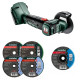Акумуляторна болгарка Metabo CC 18 BL, 2 акб 2.0 Ah, з/п, в кейсі