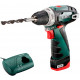 Акумуляторний дриль-шуруповерт Metabo PowerMaxx BS, 1 акб Li-Power 2.0 Аh, з/в LC 40 у сумці