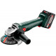 Аккумуляторная угловая шлифмашина Metabo W 18 7-125, 2 акб 4 Ah, з/у ASC 55 в MetaBOX 165 L