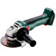 Аккумуляторная угловая шлифмашина Metabo W 18 L BL 9-125, без акб в MetaBOX 165 L