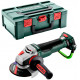 Аккумуляторная угловая шлифмашина Metabo WPBA 18 LTX BL 15-125 Quick DS, без акб в MetaBOX 165 L