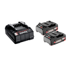 Базовий комплект Metabo 2 акумулятори Li-Power 18 В 2,0 Ah, зарядний пристрій SC 30
