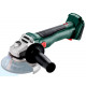 Аккумуляторная угловая шлифмашина Metabo W 18 L BL 9-125, без акб в кофре