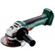 Аккумуляторная угловая шлифмашина Metabo W 18 L BL 9-125, без акб в кофре