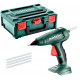 Аккумуляторный клеевой пистолет Metabo HK 18 LTX 20, без акб, с 5 стержнями в MetaBOX 145