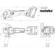 Аккумуляторная угловая шлифмашина Metabo W 18 L BL 9-125, без акб