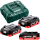 Базовый комплект Metabo: 3 аккумулятора LiHD 18 V 4 Ah, з/у ASC 55