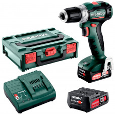 Аккумуляторная дрель-шуруповерт Metabo PowerMaxx BS 12 BL, 2 акб Li-Power 12V 2 Ah, з/у в MetaBox 118