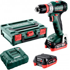 Аккумуляторная дрель-шуруповерт Metabo PowerMaxx BS 12 BL Q, 2 акб LiHD 12V 4 Ah, з/у в MetaBox 118