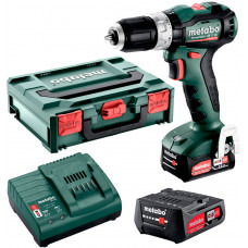 Аккумуляторная ударная дрель-шуруповерт Metabo PowerMaxx SB 12 BL, 2 акб Li-Power 12V 2 Ah, з/у в MetaBOX 118