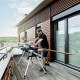 Аккумуляторная торцовочная пила Metabo KGS 18 LTX BL 216, 2 акб LiHD 18 V, 8 Ah