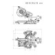 Аккумуляторная торцовочная пила Metabo KGS 18 LTX BL 216, 2 акб LiHD 18 V, 8 Ah