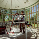 Аккумуляторная торцовочная пила Metabo KGS 18 LTX BL 254, 2 акб Li-Power 18 V, 5.2 Ah