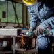 Аккумуляторная прямая шлифмашина Metabo GVB 18 LTX BL 11-28 Compact, без акб