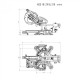 Аккумуляторная торцовочная пила Metabo KGS 18 LTX BL 216, 1 акб Li-Power 18 V, 4 Ah