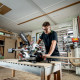 Аккумуляторная торцовочная пила Metabo KGS 18 LTX BL 254, 2 акб LiHD 18 V, 8 Ah