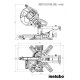 Аккумуляторная торцовочная пила Metabo KGS 18 LTX BL 305, 2 акб LiHD 18 V, 8 Ah