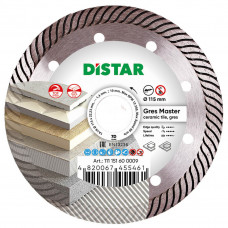 Алмазный диск по керамограниту Distar Gres Master 1A1R 115х1.4х10х22.23 мм
