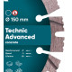 Алмазный диск по граниту Distar Technic Advanced 1A1RSS 150х2.3х11х22.23 мм