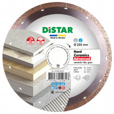 Алмазный диск по керамике Distar Hard Ceramics Advanced 1A1R 230х1.6х10х25.4 мм