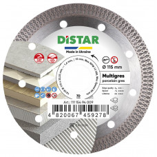 Алмазный диск по керамике Distar Multigres 1A1R 115х1.4х10х22.23 мм