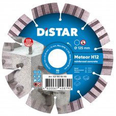 Алмазный диск по железобетону Distar Meteor H12 1A1RSS 125х2.2х12х22.23 мм