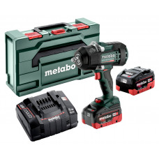 Аккумуляторный ударный гайковерт Metabo SSW 18 LTX 1450 BL в MetaBox с 2 акб LiHD 18V 5.5Ah и з/у ASC 145
