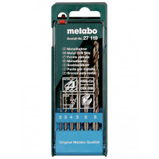Набір свердел по сталі HSS-CO Metabo 2-8 мм, 6 шт
