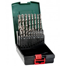 Набір свердел по металу HSS-G SP Metabo 1-10 мм, 19 шт