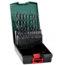 Набір свердел по металу HSS-R SP Metabo 1-10 мм, 19 шт