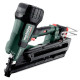 Аккумуляторный гвоздозабиватель Metabo NFR 18 LTX 90 BL с 2 акб 18V 4Ah и з/у ASC 145 в MetaBox 340