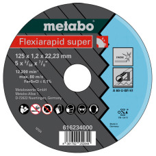 Отрезной круг Metabo Flexiarapid Super TF 41 Inox 125х1.2х22.23 мм
