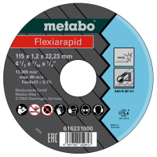 Отрезной круг Metabo Flexiarapid TF 41 Inox 115х1.2х22.23 мм