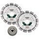 Алмазный отрезной круг Metabo Universal Professional UP 115х2.4x9х22.23 мм 2 шт со стяжной гайкой Quick M14