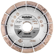 Алмазный отрезной круг Metabo Professional Granit GP 125х2.4x12х22.23 мм