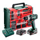 Аккумуляторная ударная дрель Metabo SB 18 L SET, 2 акб LiPOWER 18 V 2 Ah, з/у SC 30 с комплектом 78 принадлежностей