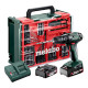 Аккумуляторная ударная дрель-шуруповерт Metabo SB 18, 2 акб 18 V 2.0 Ah, з/у SC 30, в кейсе