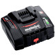 Комплект 2 аккумулятора Metabo LiHDX 18V 8 Ah и зарядное устройство ASC 290 в metaBOX 145
