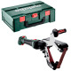 Аккумуляторная ленточная шлифмашина для труб Metabo RBVB 18 LTX BL 180, без акб в MetaBOX 185 XL