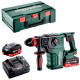 Акумуляторний перфоратор Metabo KH 18 LTX BL 35 Q, 2 акб LiHD 18 V 5.5 Ah, з/п ASC 145 AIR Cooled в MetaBOX 185 XL