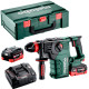 Акумуляторний перфоратор Metabo KH 18 LTX BL 35 Q, 2 акб LiHD 18 V 8 Ah, з/п ASC 145 AIR Cooled в MetaBOX 185 XL