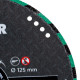 Круг алмазный отрезной Distar 1A1R V 125x1.5x22.23 мм MetalCUT