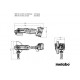 Аккумуляторная угловая шлифмашина Metabo WPB 36-18 LTX BL 24-230 Quick, без акб и з/у, в кофре
