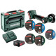 Аккумуляторная болгарка Metabo PowerMaxx CC 12 BL, 2 акб 2.0 Ah, з/у, в кейсе