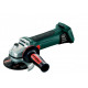 Аккумуляторная болгарка Metabo W 18 LTX 125 Quick, MetaLoc, без акб и з/у