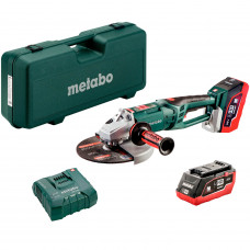 Аккумуляторная болгарка Metabo WPB 36 LTX BL 230 Q, 2 акб 6.2 Ah, з/у, в кейсе