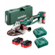 Аккумуляторная угловая шлифмашина Metabo WPB 36-18 LTX BL 230 MetaLoc, 4 акб 8.0 Ah, 2 з/у