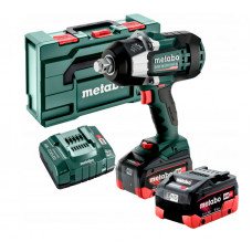 Аккумуляторный ударный гайковерт Metabo SSW 18 LTX 1750 BL, 2 акб 18 В LiHD 5.5 Ah, з/у, кейс